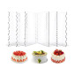 Alisadores plasticos altos para decorar x 4 und