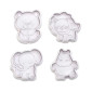 Cortadores push print animalitos x 4