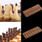 Molde silicona choco ajedrez