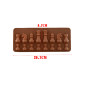 Molde silicona choco ajedrez