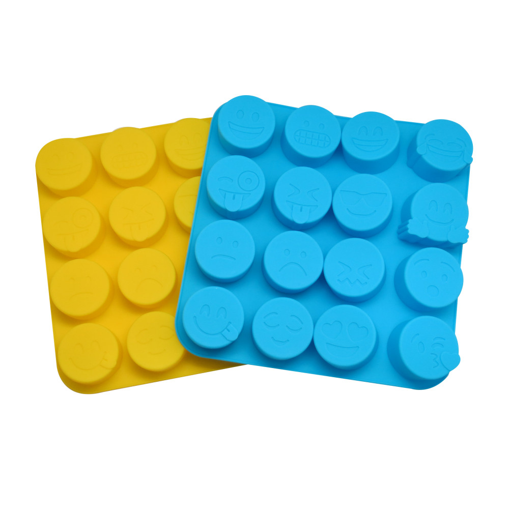 Molde silicona emojis x 2