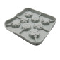 Molde flor colombina x8
