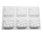 Molde silicona nubes x 6