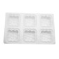 Molde silicona nubes x 6