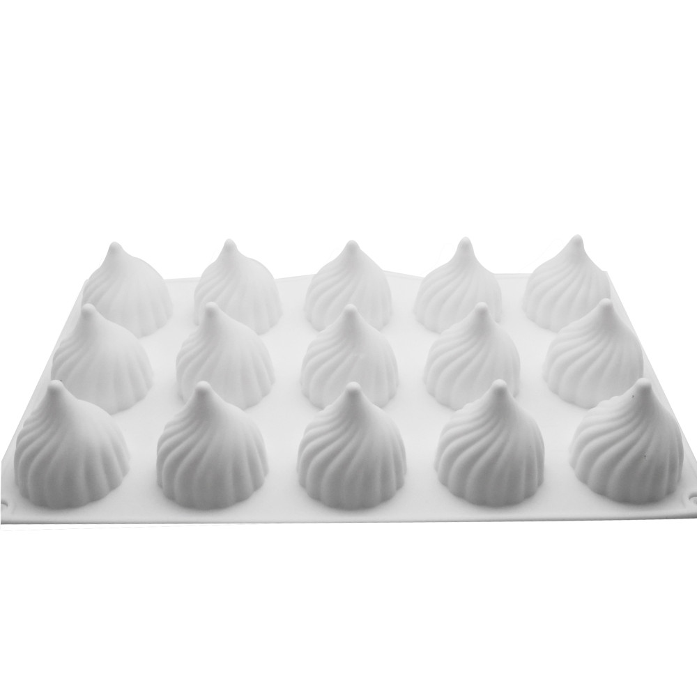 Molde silicona merengues x 15