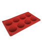 Molde silicona huevo decorado x8