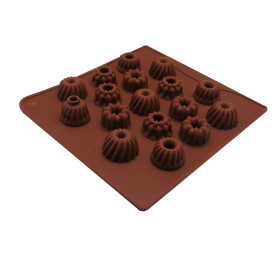 Molde choco fancy ring x 17 Cav