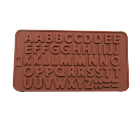 Molde choco abecedario 