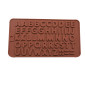 Molde choco abecedario 