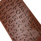 Molde choco abecedario 