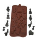 Molde silicona choco musical 