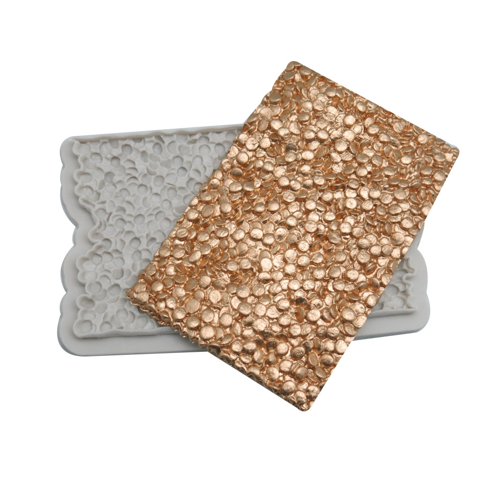 Molde silicona textura confetti