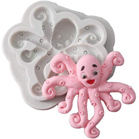 Molde silicona pulpo