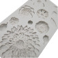 Molde silicona flores elegantes