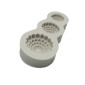 Molde silicona botones flor x 3