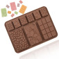 Molde chocolatinas variadas x 9 cav
