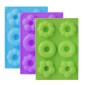 Molde silicona donuts variadas x 6