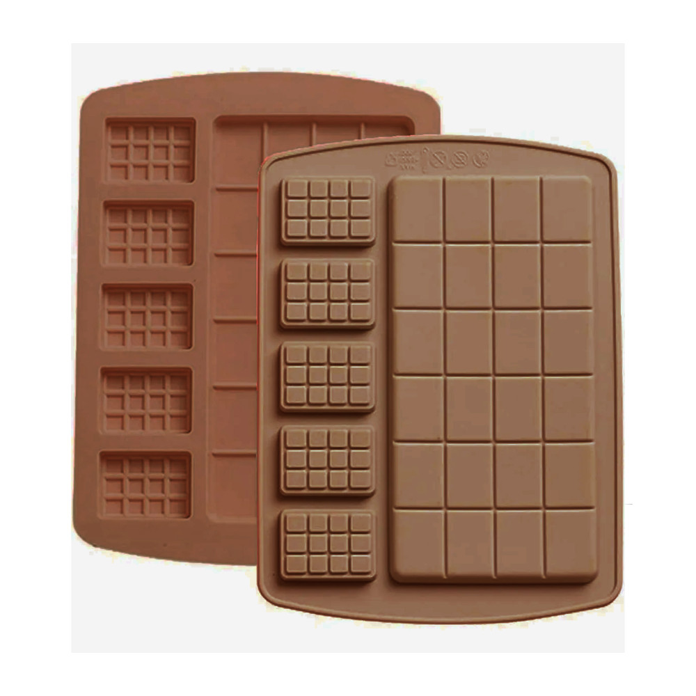 Molde chocolatina grande y pequeña