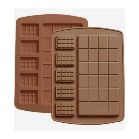 Molde chocolatina grande y pequeña