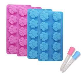 Molde mini huellitas x 4 und con gotero