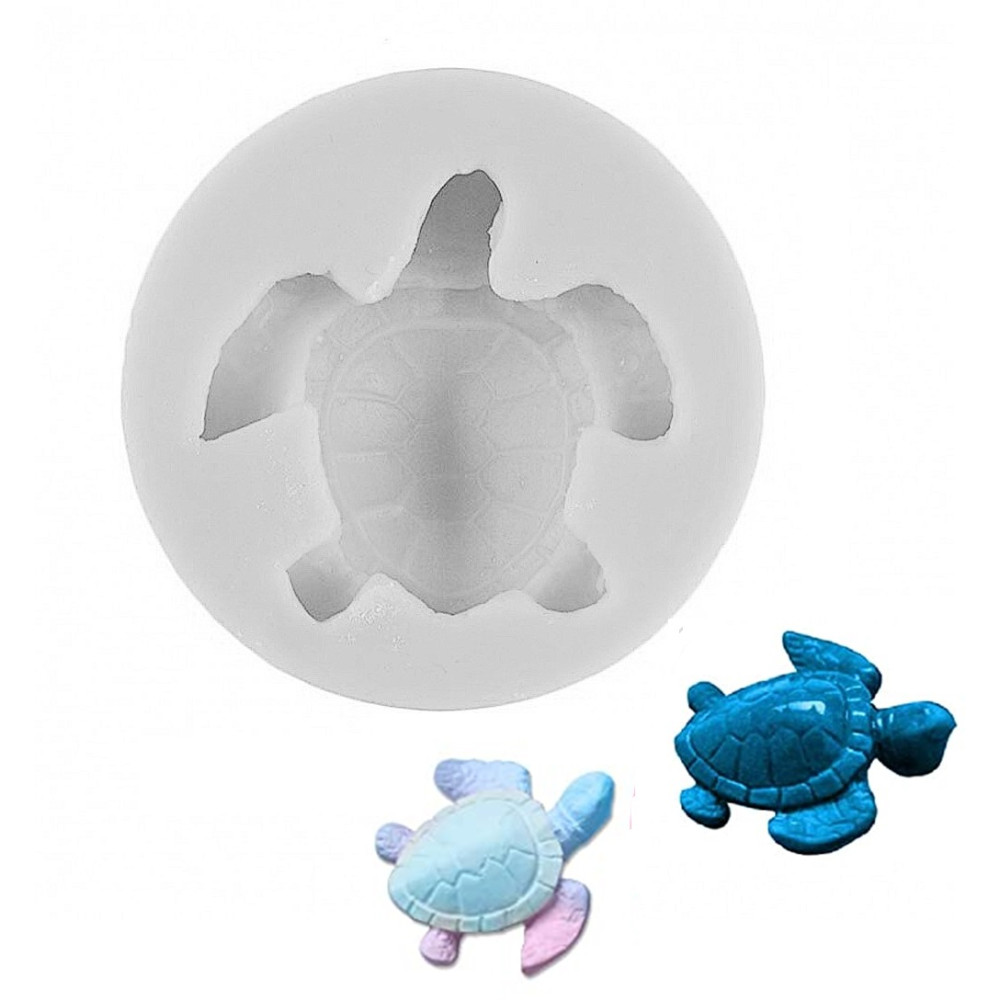 Molde silicona tortuga de mar 