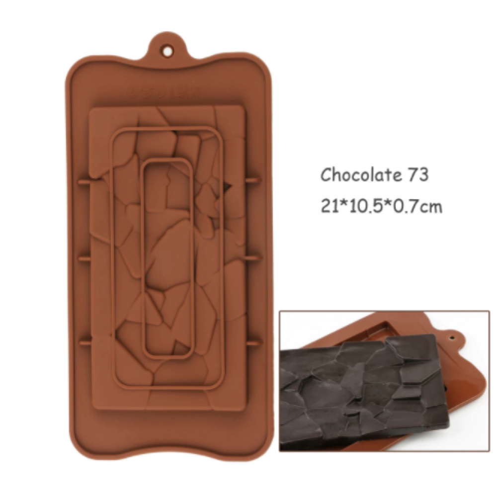 Molde chocolatina rocas