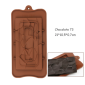 Molde chocolatina rocas