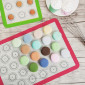 Tapete silicona mini para macarons 