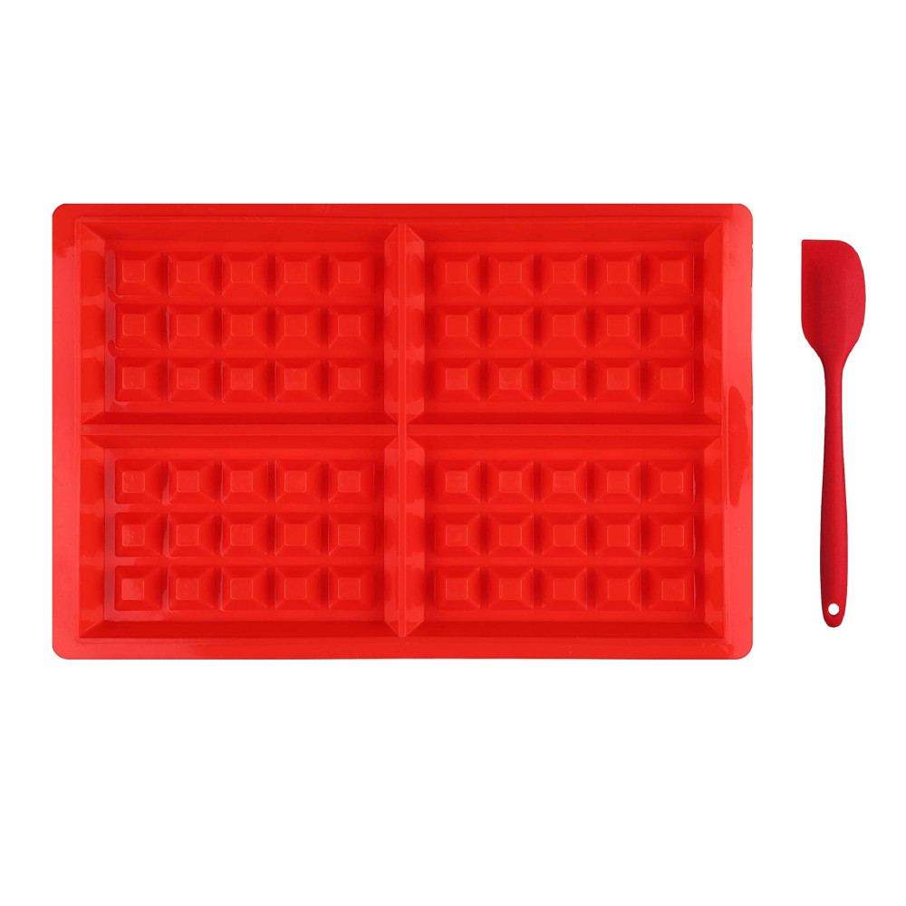 Molde waffles x 4 Cav + espatula