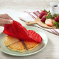 Molde waffles corazones x 5 cav + espatula