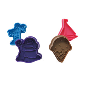 Cortadores push print playa x 4