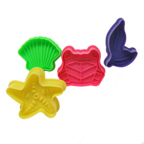 Cortadores push conchas de mar x 4