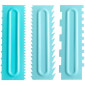 Peines plasticos azules x 3 pcs
