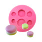 Molde silicona macarons X 3 