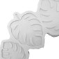 Molde silicona hojas grandes x3