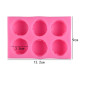Molde silicona macarons X 6