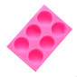 Molde silicona macarons X 6