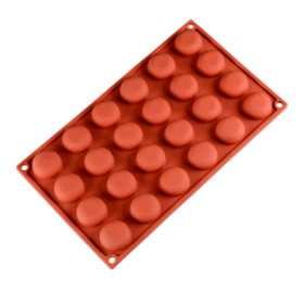 Molde silicona postre ovalo x 24 cav