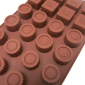 Molde choco trufas variadas x 24 cav 