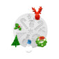 Molde silicona navidad, bastones y decoración 