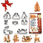 Juego cortadores navideños 3D x 8 pcs