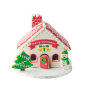 Juego cortadores plástico casita navideña