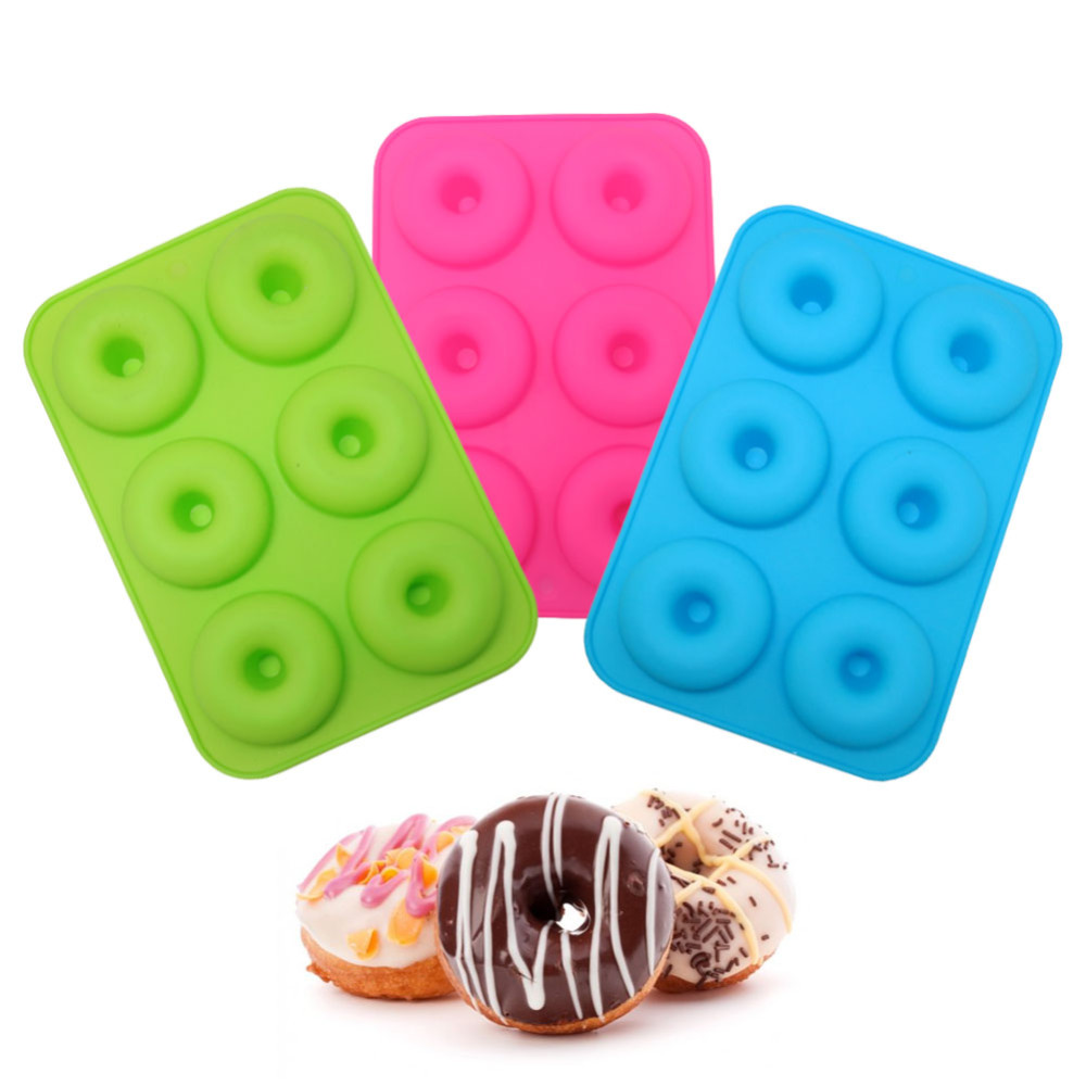 Molde silicona donuts medianas x 6 und