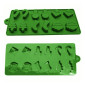 Molde silicona navidad variado x12