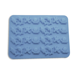 Molde silicona animales del mar x32