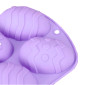 Molde silicona huevo pascua x6