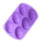 Molde silicona huevo pascua x6