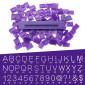 Marcador abecedario y números x 72 pcs