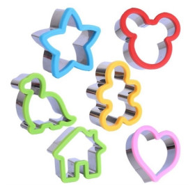 Set cortadores para niños x 6 pcs