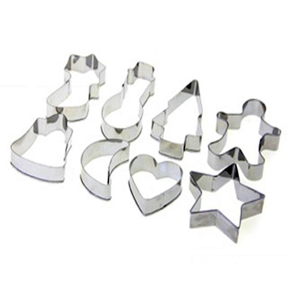 Set cortadores navideños x 8 pcs